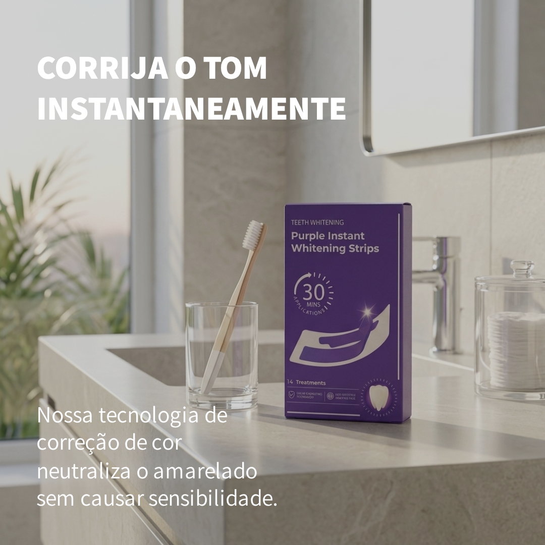 Fita Clareadora - Dentes Branco Em Minutos