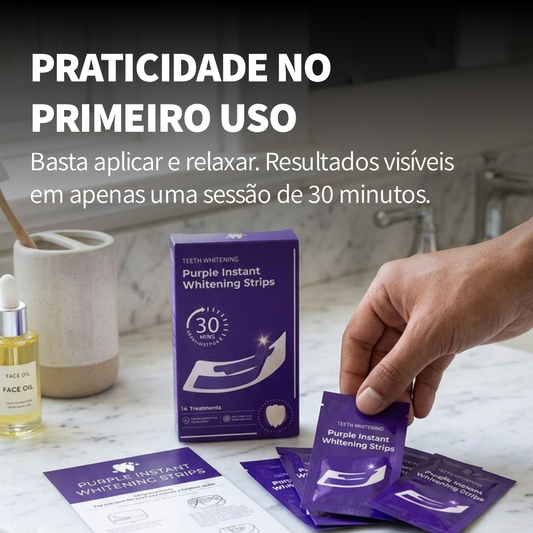 Fita Clareadora - Dentes Branco Em Minutos
